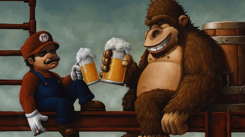 Best 5 Drinking Beer on Hip, drinker HD wallpaper