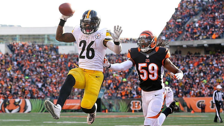 Le'Veon Bell doesn't land long, leveon bell HD wallpaper