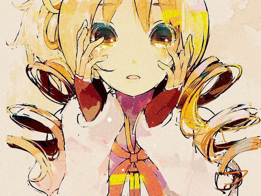 mahou shoujo madoka magica tomoe mami, mami chan papel de parede HD