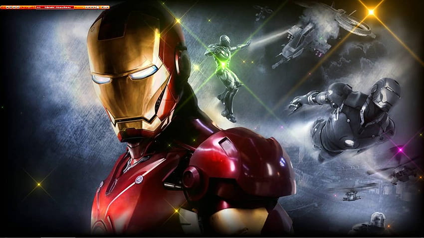 Iron Man Effet 3D DJ, iron man 3d HD wallpaper