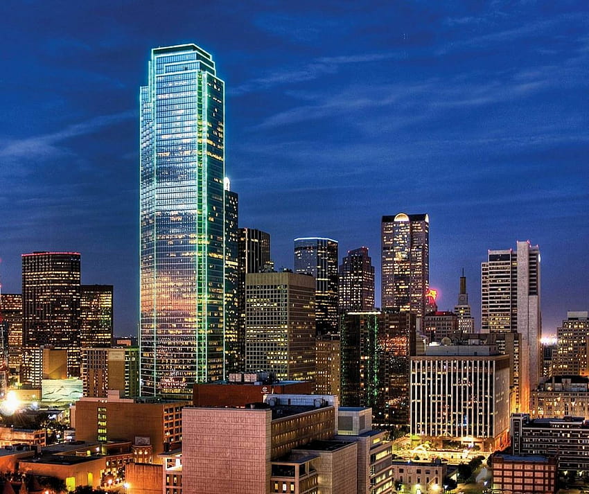 19 Houston skyline HD wallpaper