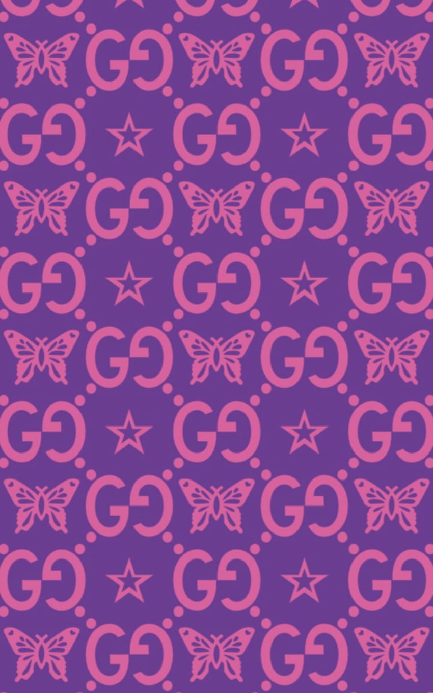 Gucci butterfly backgrounds Pastel pink aesthetic Cute [1242x2208 ...