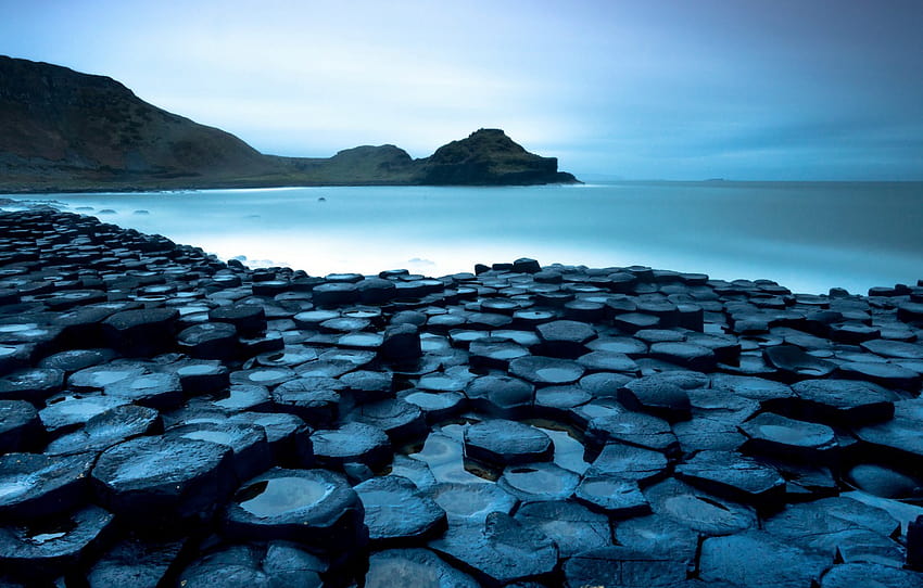 Ireland, Antrim, basalt, Giant's Causeway , section природа HD wallpaper