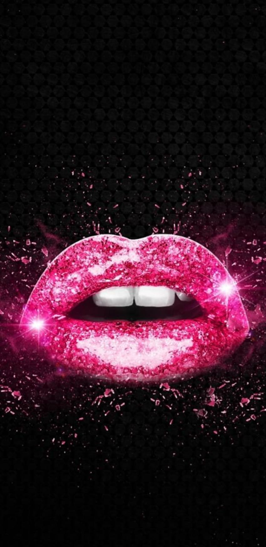 glitter lips by Paanpe, lip gloss HD phone wallpaper