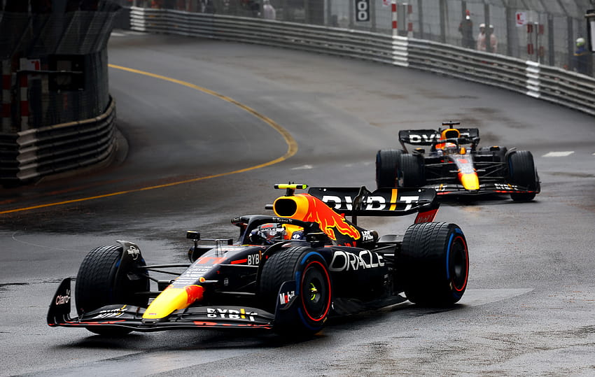 Ergebnisse des F1-Grand-Prix von Monaco 2022: Sergio Perez gewinnt Rennen nach Regenverzögerung, Grand-Prix von Monaco 2022 HD-Hintergrundbild