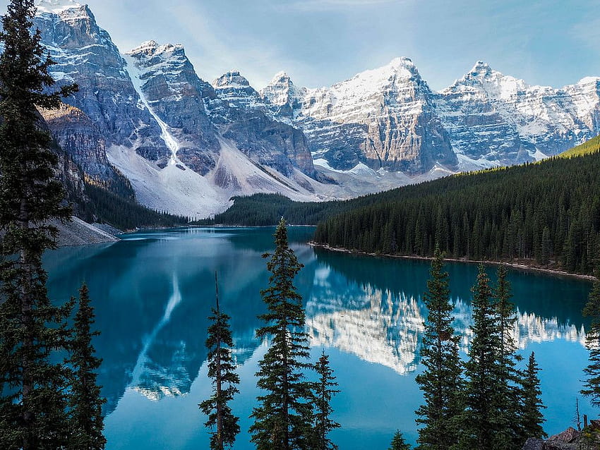 Lista de deseos de Alberta: 4 cosas increíbles para hacer en Alberta, Canadá, canal sur del lago moraine fondo de pantalla