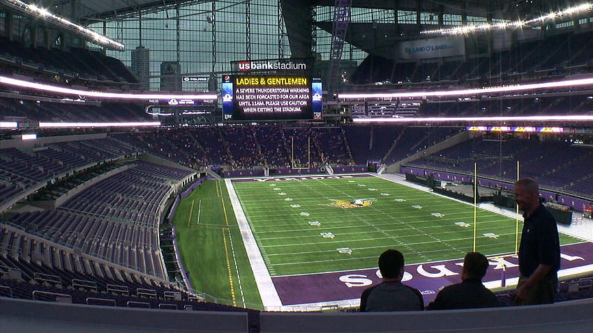 New Minnesota Vikings Stadium Makes Sunday Night Debut, us bank stadium HD wallpaper