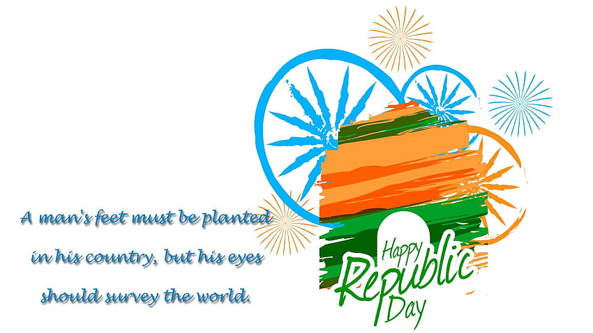 Happy Republic Day of India Greeting Message [1920x1080] for your , Mobile & Tablet, indian republic day HD wallpaper