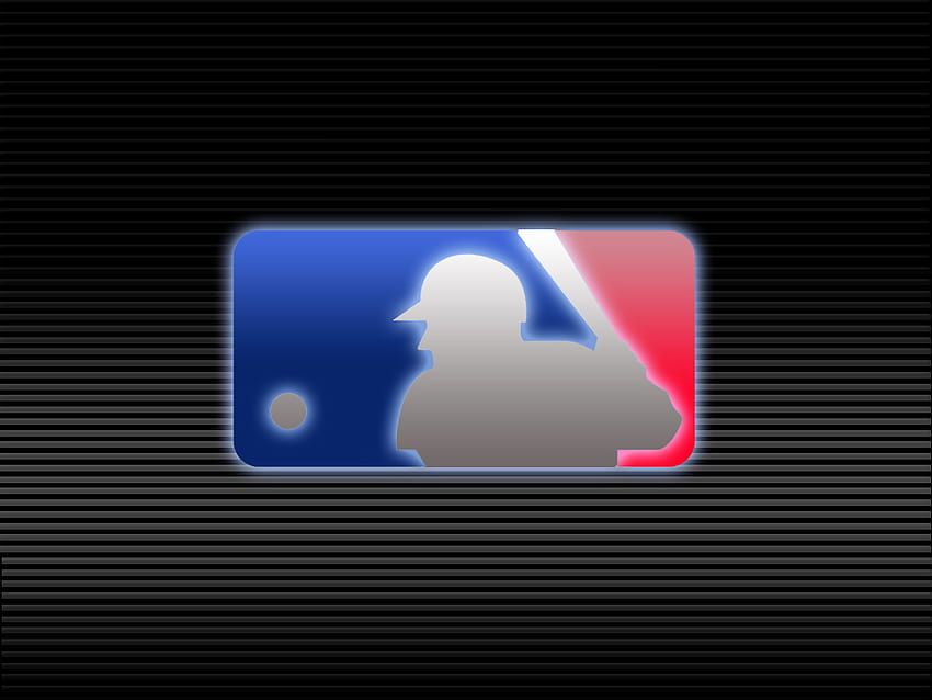 MLB Logo Black Blue White Red Widescreen High [1024x768] pour vos logos de baseball, mobiles et tablettes Fond d'écran HD