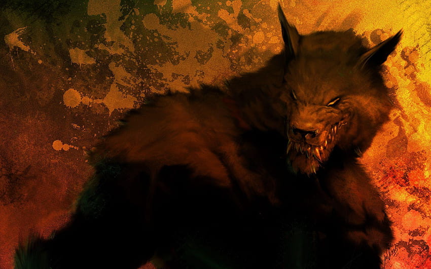 Lycan Werewolf Art HD wallpaper