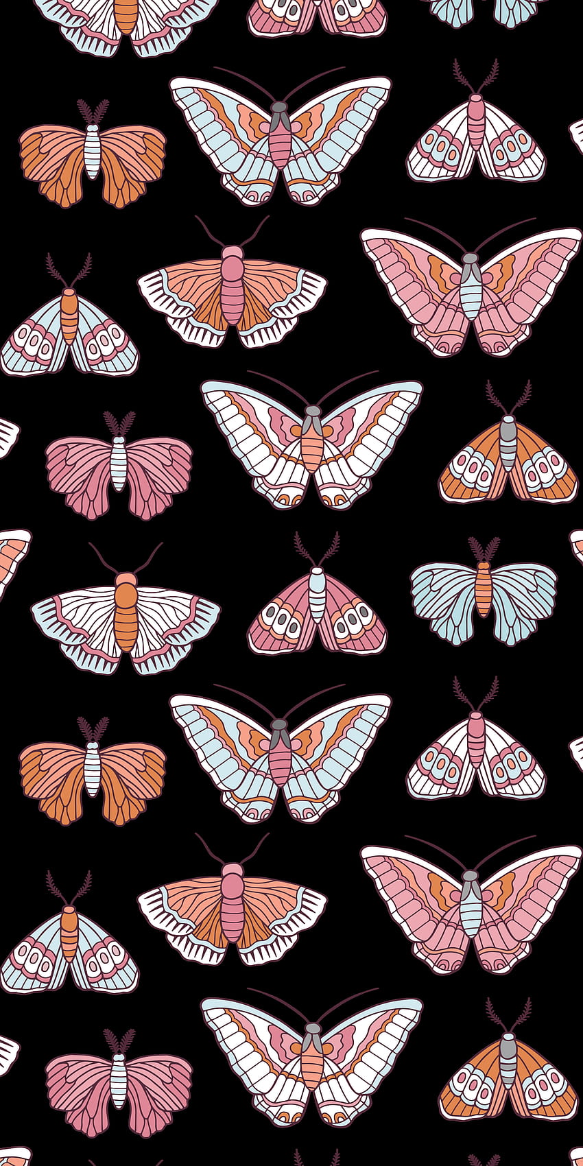 Download Moth Green Aesthetic On Black Wallpaper  Wallpaperscom