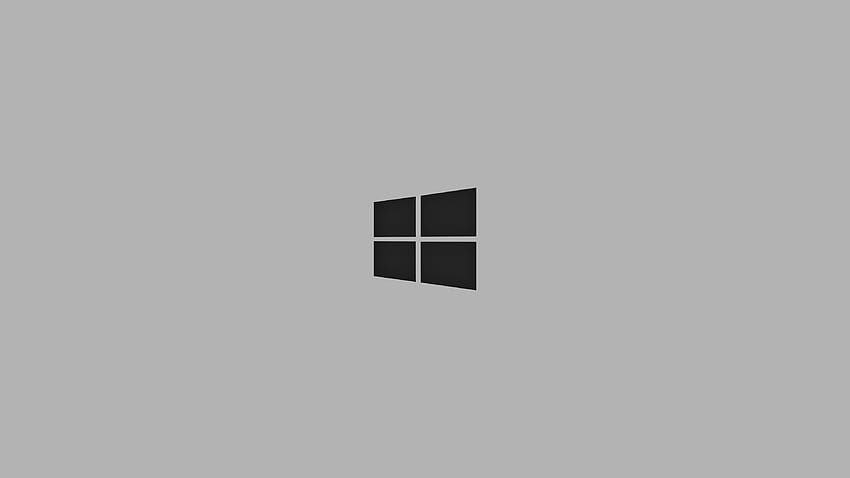 Logo piatto di Windows 10, logo di Windows 10 minimo Sfondo HD