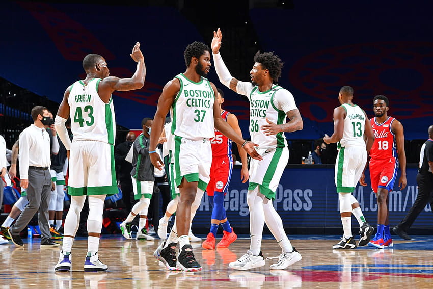 : Celtics vs 76ers, verde javonte fondo de pantalla