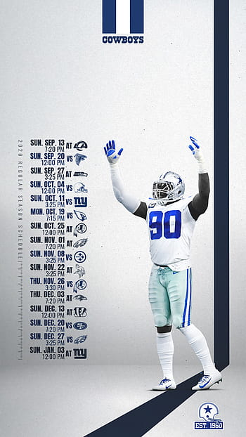 Dallas Cowboys on X: 2021 Cowboys Schedule ✖️ #WallpaperWednesday   / X