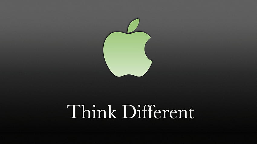 Think Different Apple Logo, think different background HD wallpaper