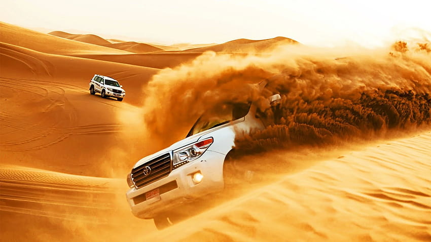 Safari dans le désert, désert de Dubaï Fond d'écran HD