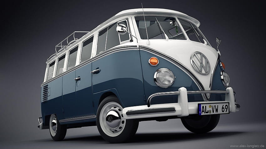 VW Bus ·①, Volkswagen T1 Hippie HD-Hintergrundbild