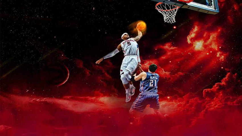 Basketball Hoop Fire Background Wallpaper Image For Free Download  Pngtree