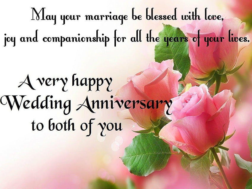 5 Happy Marriage Anniversary Whatsapp życzy cytatów dla pary Tapeta HD