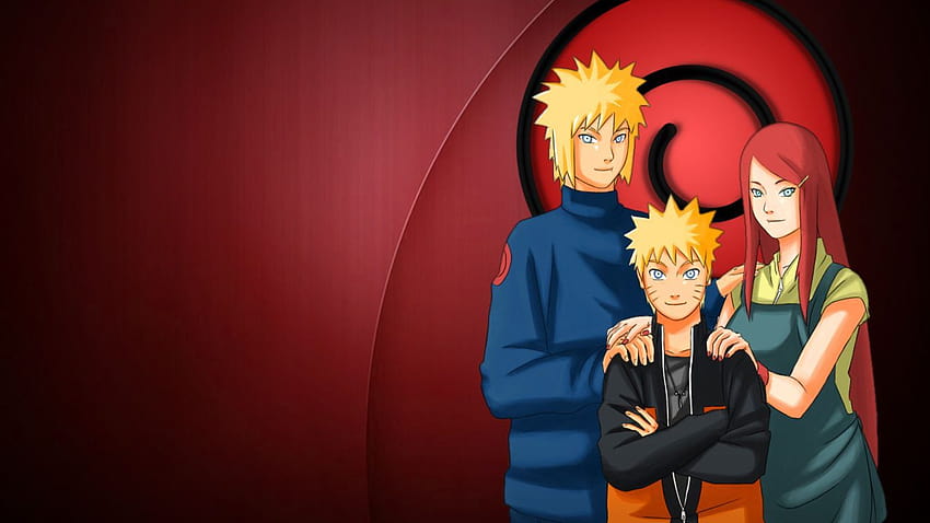 Naruto With His Mom And Dad อนิเมะ พ่อและแม่ วอลล์เปเปอร์ HD