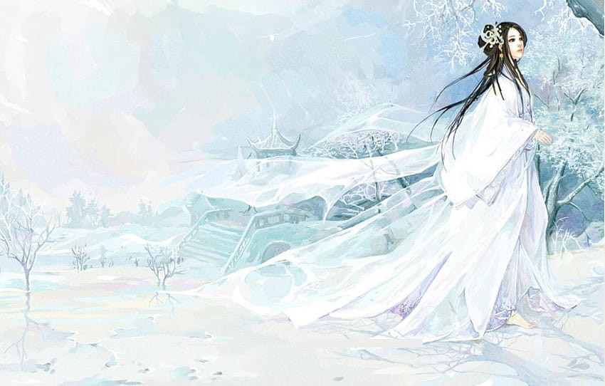 Yuki onna còn gọi là nữ tuyết, là một loài yêu quái trong truyền thuyết Nhật Bản. Tận hưởng vẻ đẹp đặc biệt của nhân vật này qua những bức ảnh nền HD đầy mê hoặc trên điện thoại của bạn.