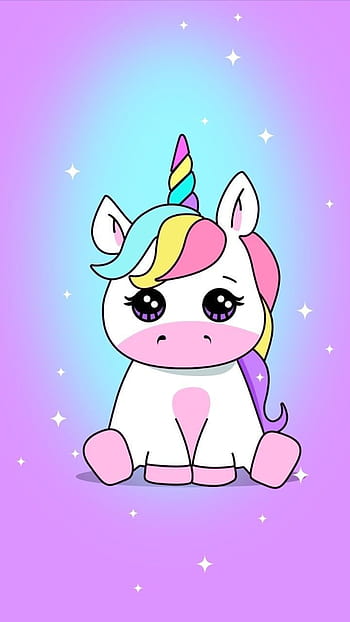 How to Draw a Cute Baby Unicorn - SUPER EASY - HAPPY DRAWINGS - YouTube