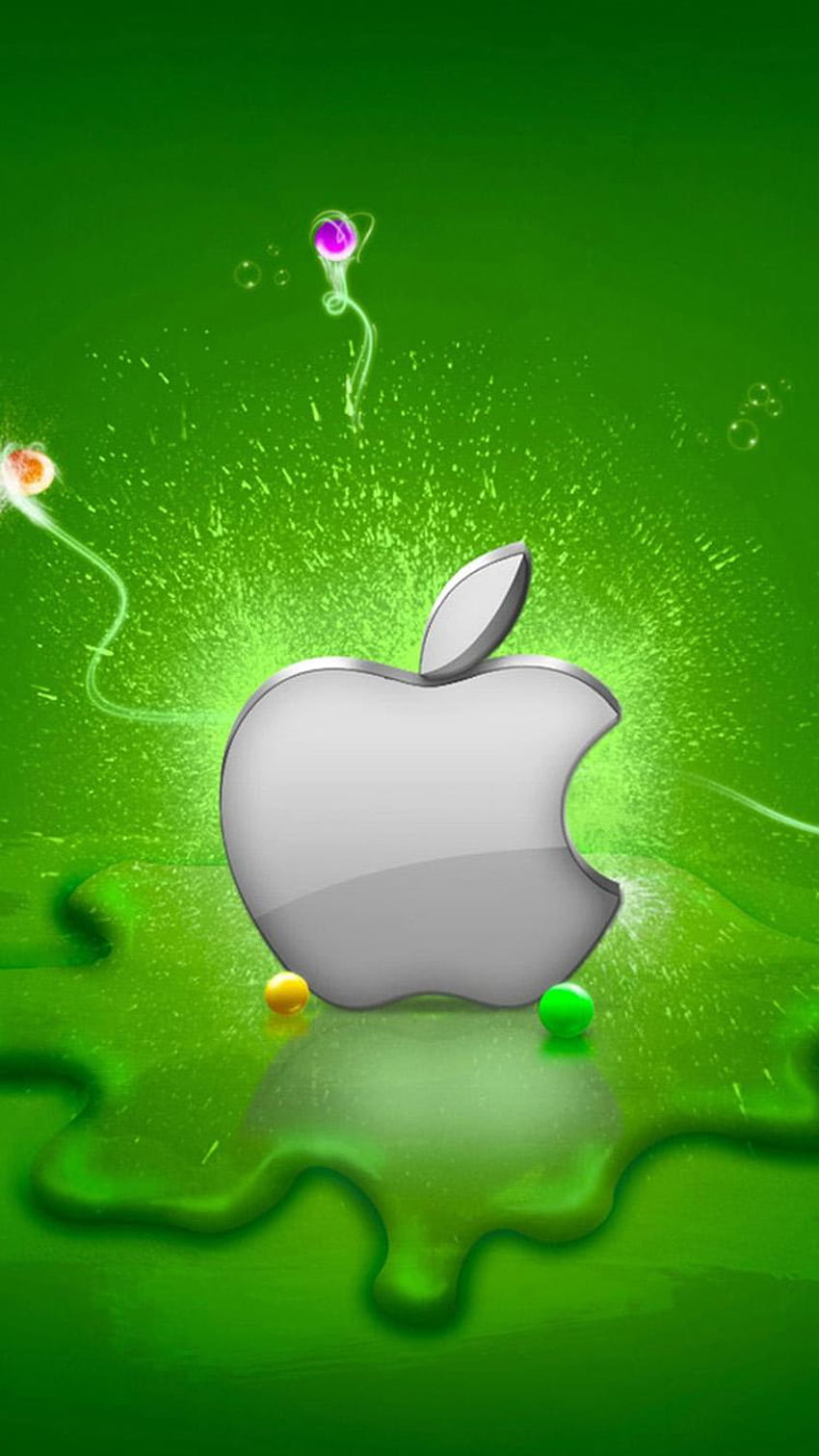 Escargot sur pomme verte, iphone pomme verte Fond d'écran de téléphone HD