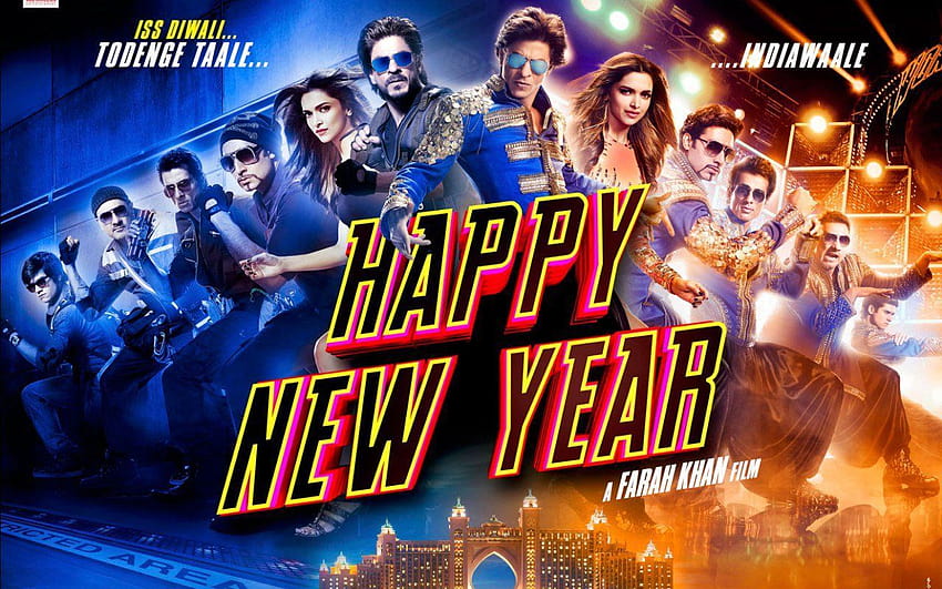 100% Pure Happy New Year Movie , Hoots terbaru, indah ..., selamat tahun baru film hindi Wallpaper HD
