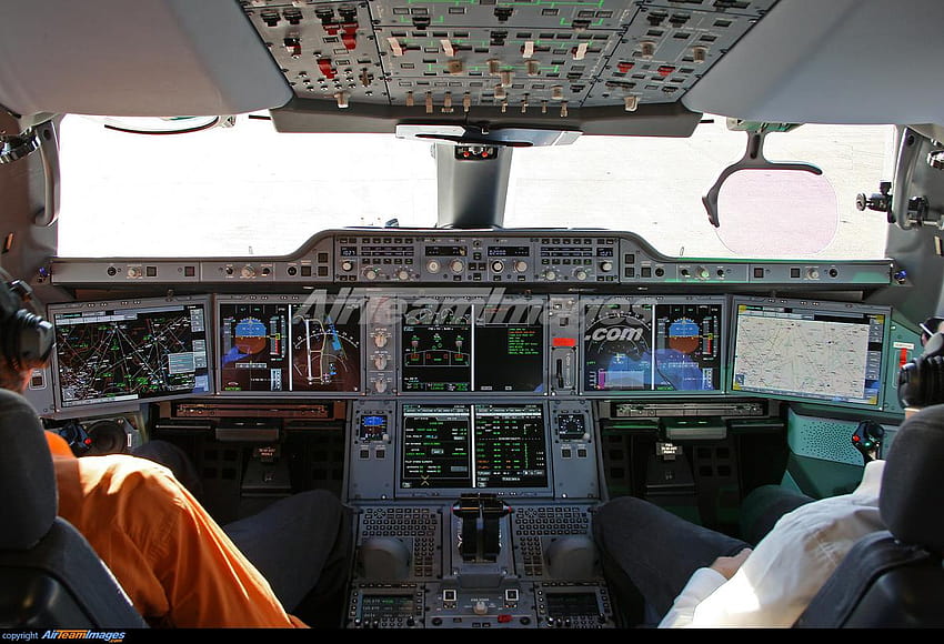 airbus a350 cockpit HD wallpaper