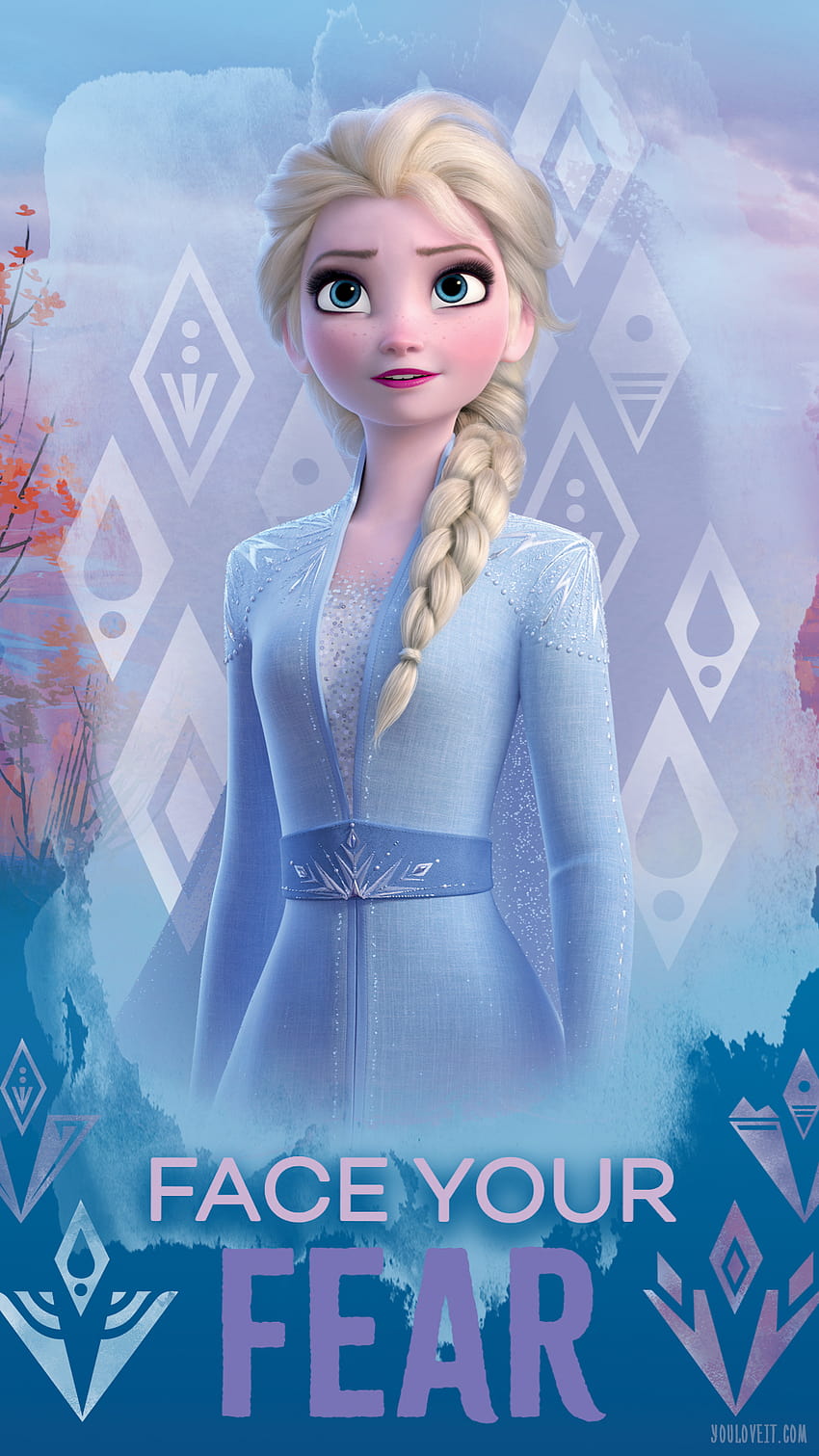 Frozen 2, elsa bersama ibunya wallpaper ponsel HD