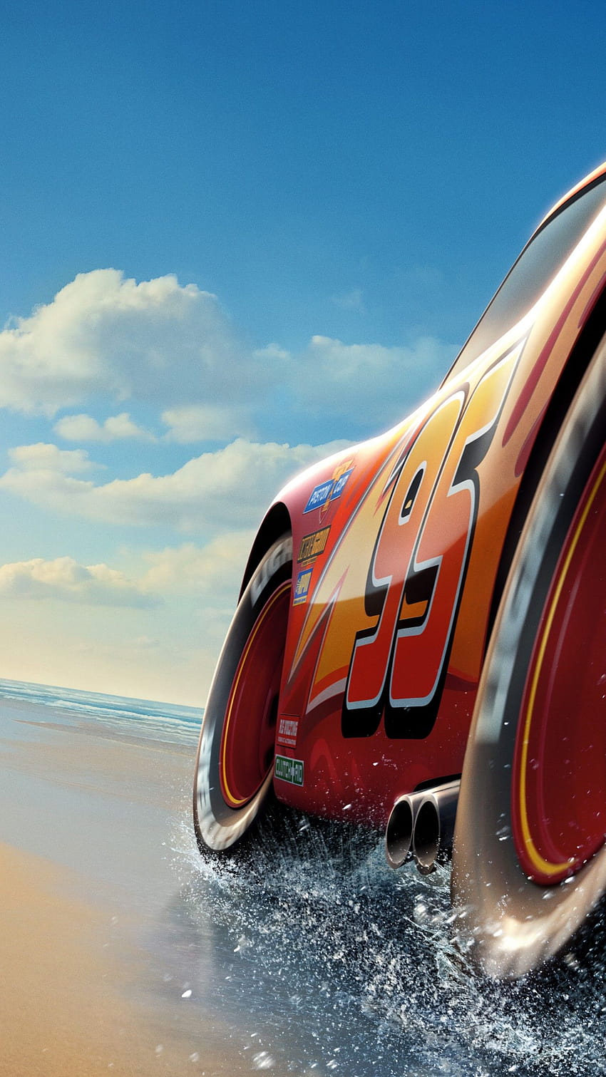 Mobil 3, Lightning McQueen, , poster, Film, logo mcqueen wallpaper ponsel HD