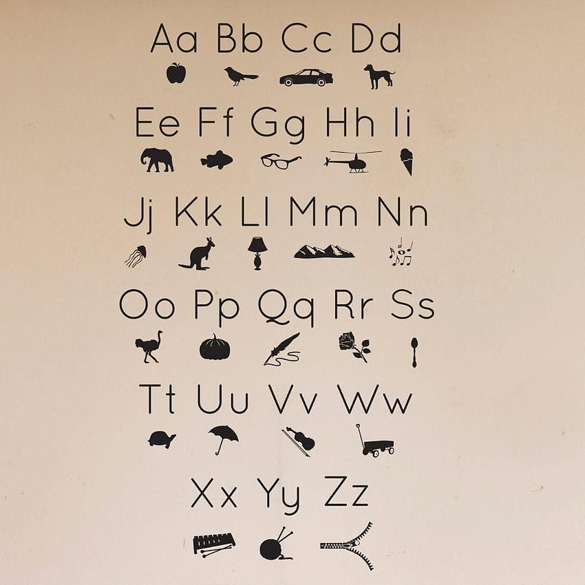 Online Dapatkan Mural Murah untuk Anak-anak, alfabet bahasa Inggris wallpaper ponsel HD