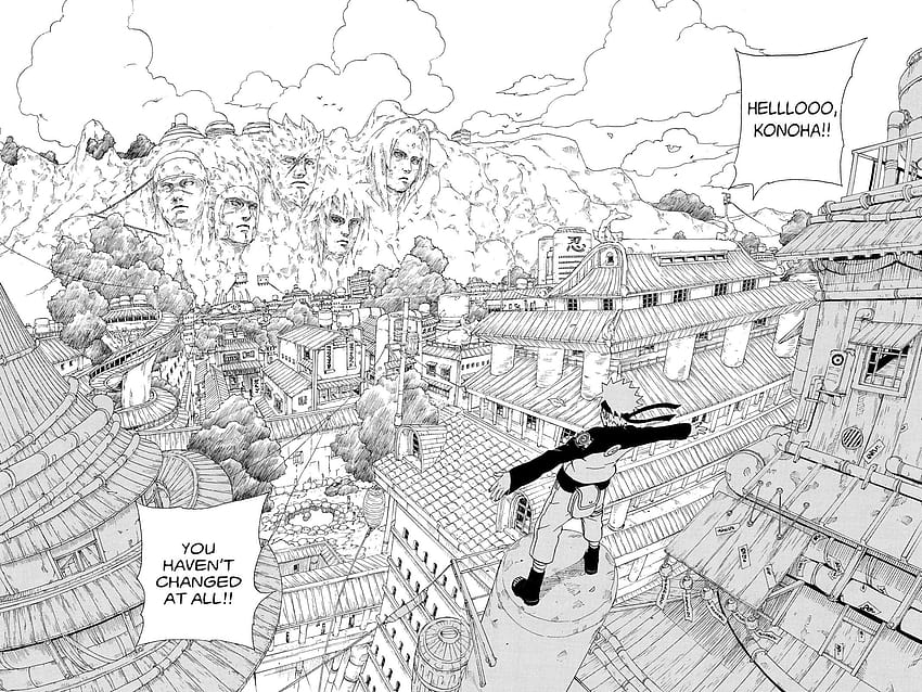 I migliori pannelli di manga di Naruto, pannelli di manga di Naruto Sfondo HD