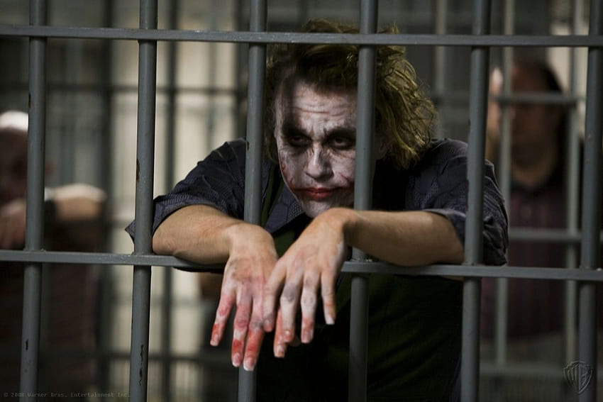 joker in jail HD wallpaper