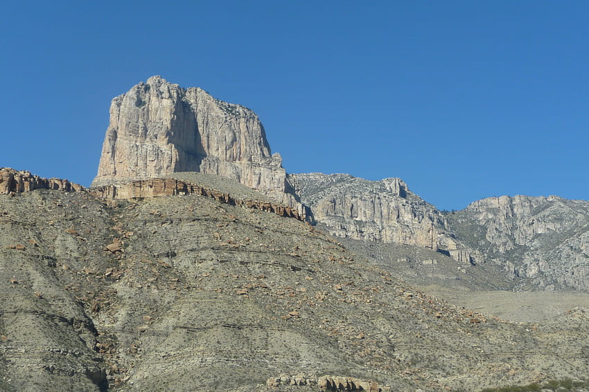 山: Guadalupe Mountains Texas Mountain for、グアダルーペ山脈国立公園 高画質の壁紙
