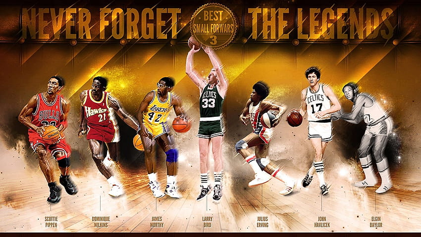 7 Nba Legends, basketball legends HD wallpaper