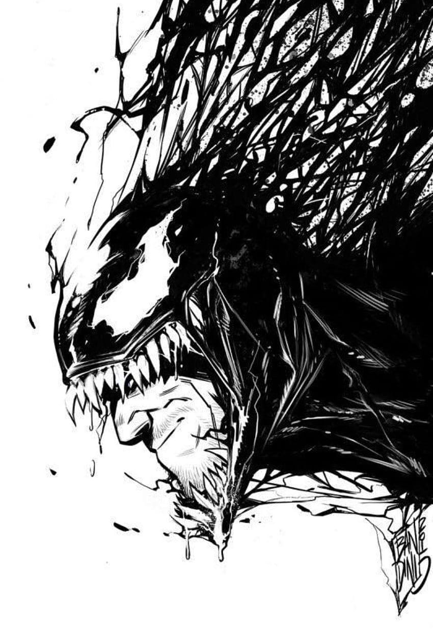 2 of Venom Drawing Tom Hardy, venom tom hardy HD phone wallpaper