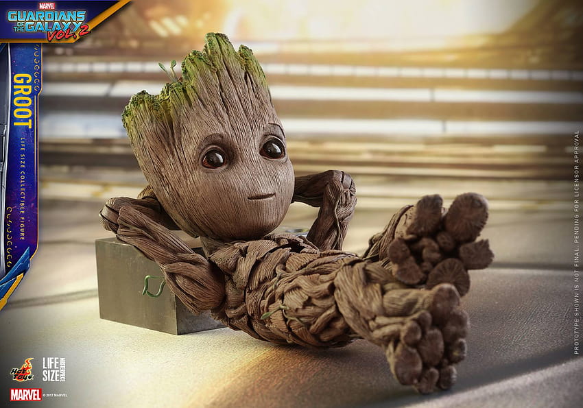 Hot Toys Reveals Their Life, baby yoda and baby groot HD wallpaper