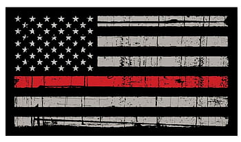 JMM Industries Firefighter Flag WAxe  Emblem Thin Red Line Ax Tattered  Look Car Window Bumper 5Inches by 3Inches UV Resistant Laminate PDS028   Amazonin कर और मटरबइक