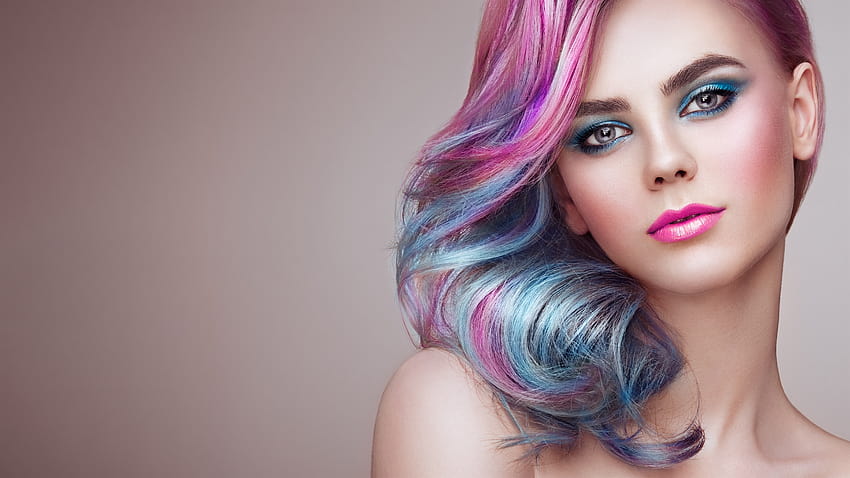 Beautiful Fashion Girl, Hairstyle, Pink Hairs, fashion girl style HD wallpaper
