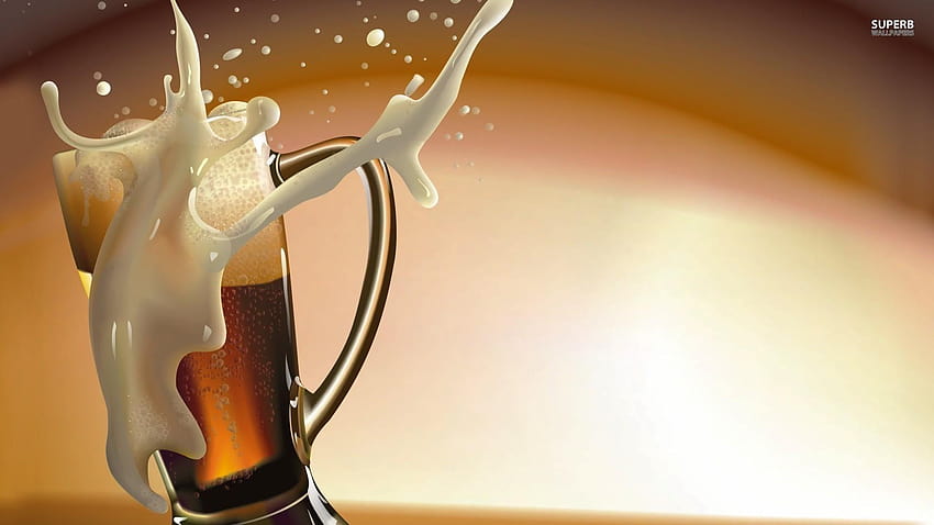 Beers alcohol digital art drinks HD wallpaper