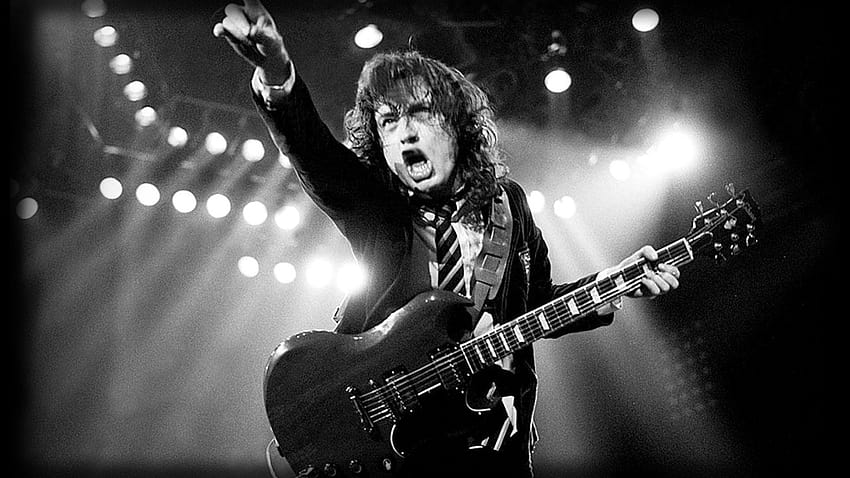 Angus Young, highway to hell HD wallpaper