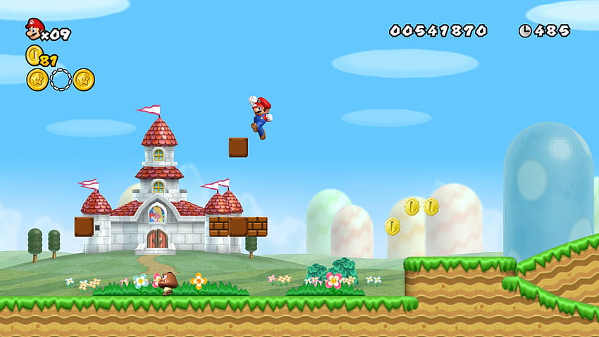 New Super Mario Bros Backgrounds, mario bros winter HD wallpaper