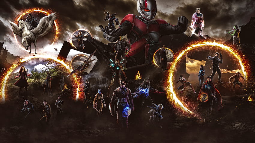 Avengers End Game Final Battle Scene thor , superheroes , avengers endgame battle of earth HD wallpaper