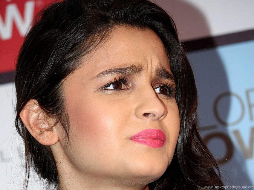 Schöne junge Schauspielerin Alia Bhatt Close Up Face, Schauspielerin Gesicht hautnah HD-Hintergrundbild