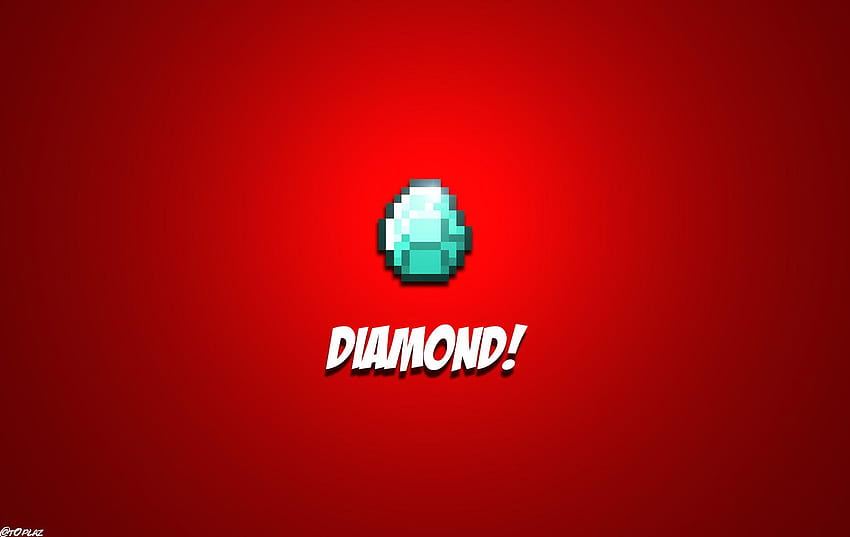 minecraft diamond HD wallpaper