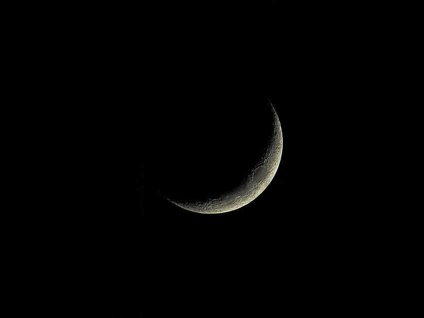 Venus and Mars above the crescent Moon