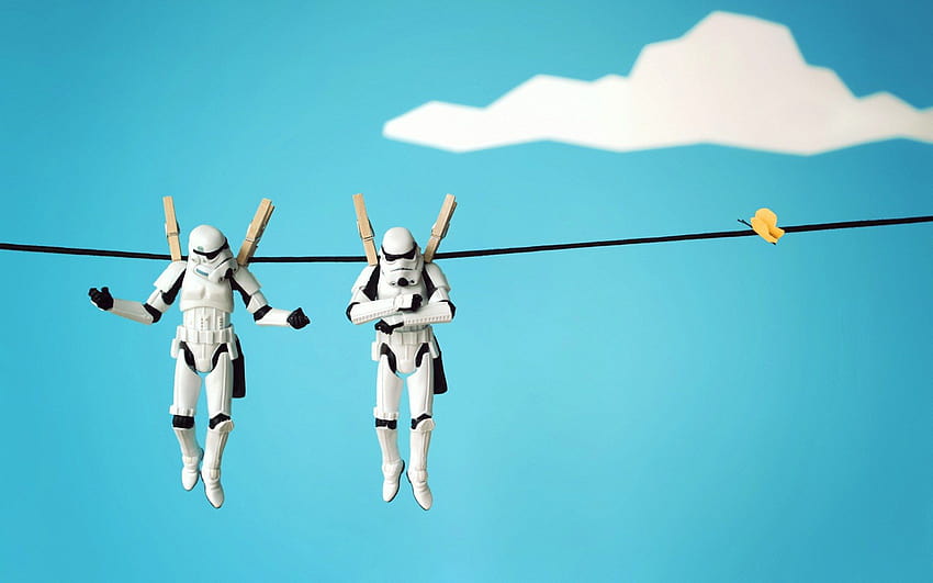 Figuras de acción de los soldados de asalto de Star Wars fondo de pantalla