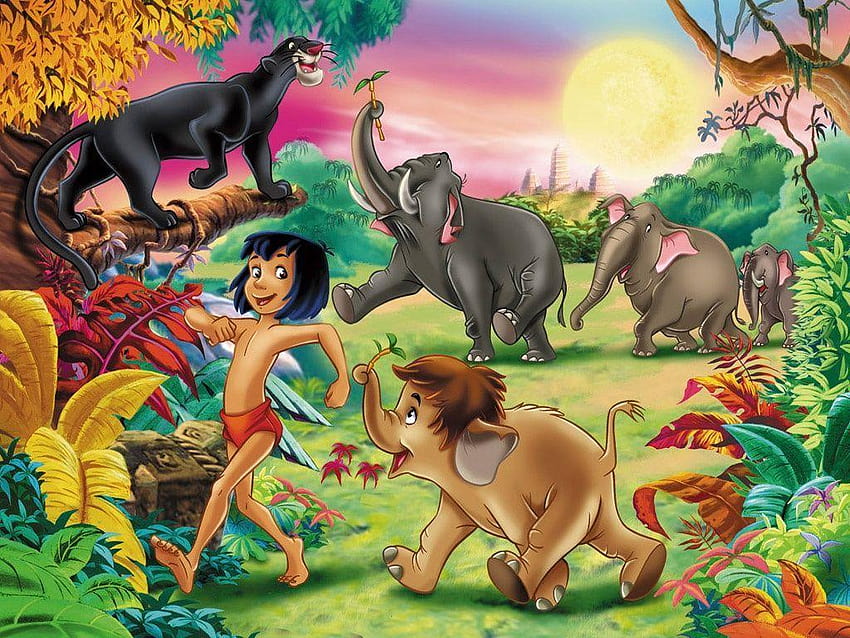 Моите спомени от детството за Маугли и Книгата за джунглата от Ръдиард, музикален артист на Mogli HD тапет