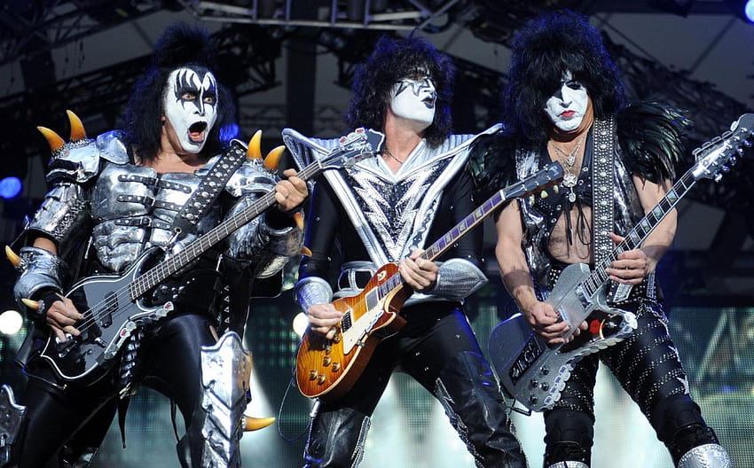 KISS not first band to tell Rock and Roll Hall of Fame to kiss off, paul and gene kiss HD wallpaper